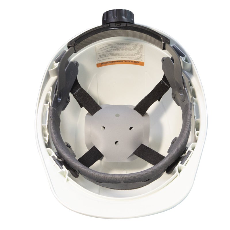JORESTECH Safety Hard Hat White HDPE Cap Style Helmet with 4-Point Adjustable Ratchet Suspension for Work, Home, and General Headwear Protection ANSI Z89.1-14 Compliant HHAT-01 - Image 4